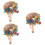 3Pcs Suporte Para Com Brinquedo Para Poleiro Acessórios 9