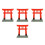 4 Unidades Enfeite De Chinesa Mini Decorativo 10