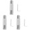 3Pcs Barra De Ligação Para Halteres 10Cm 2