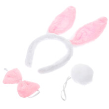 Conjunto De De Coelho De Pelúcia Para Páscoa