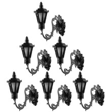 18 Peças Miniatura Luminária De Parede Para Casa De Bonecas