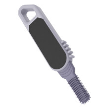 Foot Scrubber And Callus Remover With Silicone Bristles-Purple