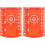 Magnetic Attachment, Sturdy Base Design Plastic Target Plate for Alignment Tasks (Red) Ref: 5047 4