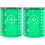 Magnetic Attachment, Sturdy Base Design Plastic Target Plate for Alignment Tasks (Red) Ref: 5047 3