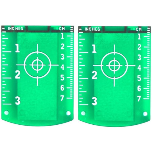 Magnetic Attachment, Sturdy Base Design Plastic Target Plate for Alignment Tasks (Red) Ref: 5047 2