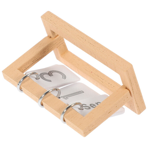 3Pcs Calendário Flip Para Casa De Bonecas, Miniatura De