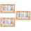 3Pcs Calendário Flip Para Casa De Bonecas, Miniatura De 9