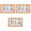 3Pcs Calendário Flip Para Casa De Bonecas, Miniatura De 5