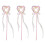 3Pcs Varinha De Para Rosa 4