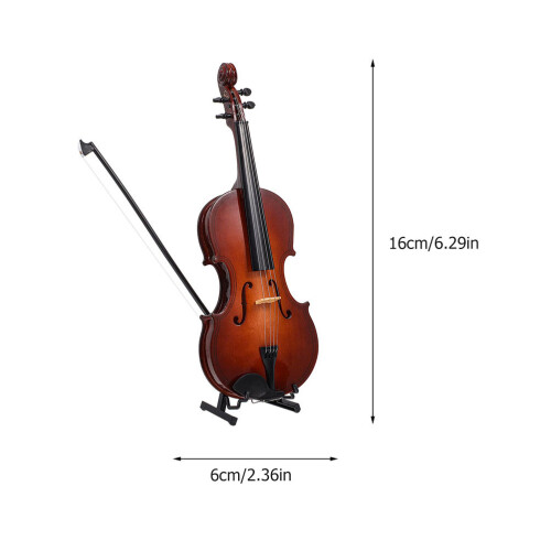 Conjunto Miniatura De Violino Para Decoração De Escritório 1