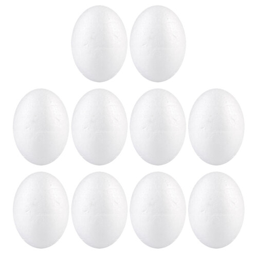 50 Pcs Fake Eggs Diy Decorations For Chicken Egg Crafts 2
