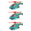 3Pcs Brinquedo Avião Com Transparente E 10