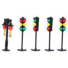 1 Set Miniature Street Lamp Toy Traffic Light Model Playset