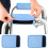 Slip Proof Cushioned Handle Pads for Walking Aids-blue gray 3