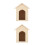 2 Unidades Mini Casa Para Cachorro Miniatura Enfeite 10