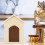 2 Unidades Mini Casa Para Cachorro Miniatura Enfeite 4