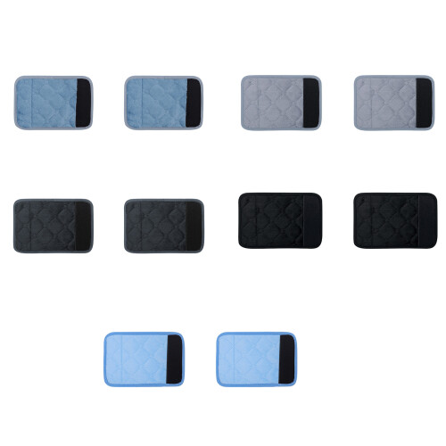 Slip Proof Cushioned Handle Pads for Walking Aids-blue gray 1