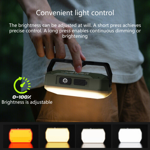 3 Light Source Magnetic Work Light Waterproof Rechargeable 1