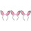 3 Unidades Zebra Cosplay Cabelo Cabelo 5