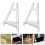 2Pcs Suporte De Exibição Transparente Para Acrílico 4