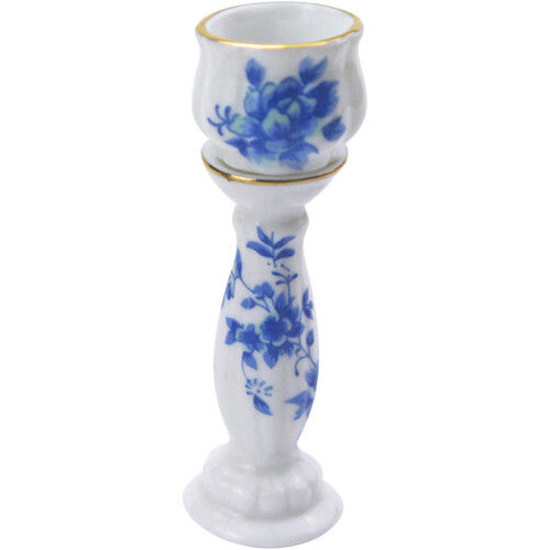 Conjunto De Pilar Miniatura Vaso Cerâmica Casa 1