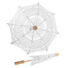 2Stk Kleiner Schirm Parasol Braut Tanz
