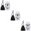 3Conjuntos Urna Mini Aço Durável Natural 10