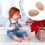 2Pcs Brinquedo Chocalho Instrumento Percussão Para 4