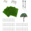 2 Conjuntos De Decorações Para Casa De Bonecas Com E Paisagem 1