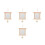 4Pcs Brinquedo Suspenso Para Com Para 4