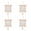 4Pcs Brinquedo Suspenso Para Com Para 6