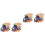 2 Pcs Children Electric Train Toy Touch Sensing Educational (Purple) 5