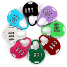 Colorful Combination Padlocks for Suitcase Luggage, Zinc Alloy Security Resettable Number Lock, Keyless Convenience Weather Proof (6 Pieces)