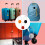 Portable Password Combination Lock, Application Versatility Resettable 3-Digit Code Padlock for Backpacks Gym Storage Cabinets School Lockers (3PCS) 3