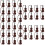 40 Conjuntos De Mini Violino Para Escritório 8