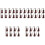 40 Conjuntos De Mini Violino Para Escritório 4