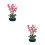 2 Unidades Miniatura De Plástico Com Mini Vaso Para Decoração 11