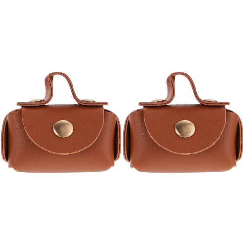 2 Pcs Bolsa Miniatura Bolsa Bebê Brinquedo 2