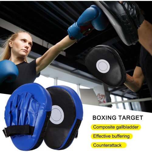 Boxing Pads MMA Focus Mitts  Curved Hand Target  5Finger Training 1