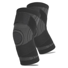 Stretchig knästödsskydd med 4-vägs stöddesign, flexibelt andningsbart knästöd för ledstöd, smärtlindringshjälpmedel för aktiva individer,
