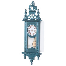 4Stk Mini Pendeluhr Für Puppenhaus Retro Hausuhr