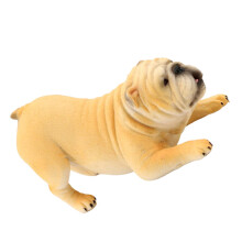 De Bulldog Plástico Cachorro Animal Enfeite