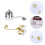 8 Unidades Lustre Miniatura Para Casa De 9