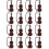 16 Conjuntos De Mini Violino Instrumento Decorativo 6