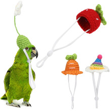 4 Unidades Chapéu Tricotado Animal Cenoura Flor
