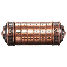 Rompecabezas de cerradura del Código Da Vinci de Cryptex, regalos románticos de diseño exclusivo con compartimentos ocultos para bodas,
