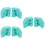 3Pcs De Coelho Silicone Para Vela E Artesanato 9