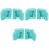 3Pcs De Coelho Silicone Para Vela E Artesanato 5