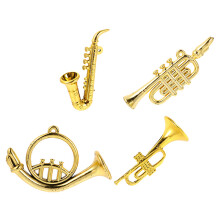 8 Unidades Miniaturas De Instrumentos Plástico Para Crianças