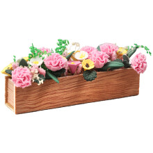 2 Unidades Miniatura De Flores Micro Vaso Decoração
